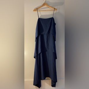 Blue Spaghetti Strap Dress Size 12P